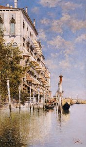 Langs Canal Grande av Rafael Senet