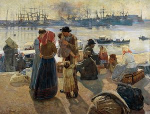 Utvandrere av Raffaello Gambogi