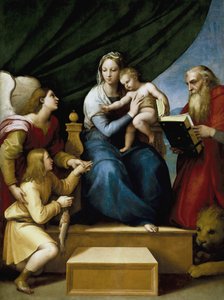 Madonna med fisken av Raffaello Sanzio Raphael