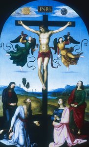 Mond Crucifixion, c1530 av Raffaello Sanzio Raphael