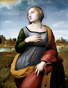 Den hellige Katarina av Alexandria, c1507 av Raffaello Sanzio Raphael