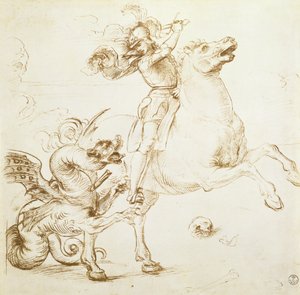 St. George og dragen av Raffaello Sanzio Raphael