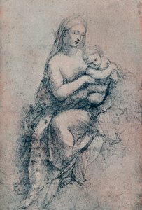 The Virgin and Child, studie for Madonna di Foligno, c1511. 1903 av Raffaello Sanzio Raphael