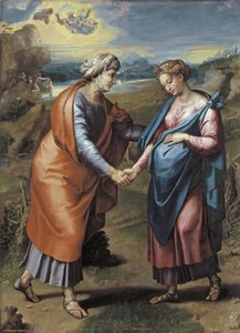 Besøket, 1517 av Raffaello Sanzio Raphael