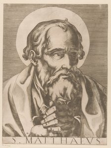 Saint Matteus S. Matthaeus (tittel på objekt) Kristus, Maria og de tolv apostlene (serietittel) Il sacrato collegio apostolico (serietittel)