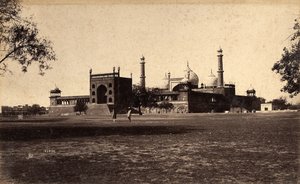Jama Masjid Musaqi, Delhi, 1886 av Raja Deen Dayal