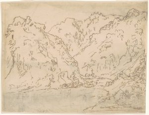 Clear Creek Canyon, Rocky Mountains, Colorado av Ralph Albert Blakelock