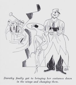 Illustrasjon for "But Gentlemen Marry Brunettes" av Anita Loos (litho) av Ralph Barton