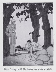 Illustrasjon for "But Gentlemen Marry Brunettes" av Anita Loos (litho) av Ralph Barton