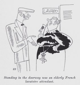 Illustrasjon for "But Gentlemen Marry Brunettes" av Anita Loos (litho) av Ralph Barton