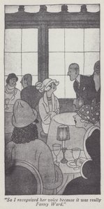 Illustrasjon for Gentlemen Prefer Blondes av Anita Loos (litho)