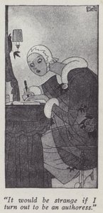 Illustrasjon for Gentlemen Prefer Blondes av Anita Loos (litho) av Ralph Barton