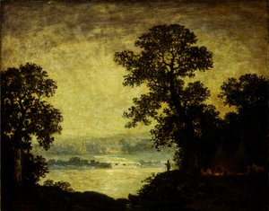 Moonlight, indisk leir, 1885-1889.