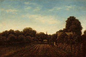 Kunstnerens hage, ca. 18791889. av Ralph Albert Blakelock