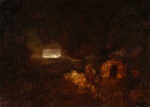 Kanobyggerne, etter 1879. av Ralph Albert Blakelock