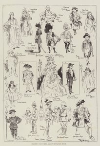 Fancy-dress ball for barn i Mansion House