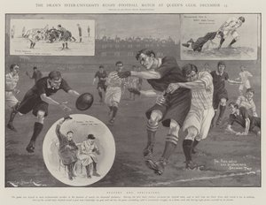 The Drawn Inter-University Rugby Football Match på Queen