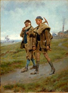 Går hjem, 1888 av Ralph Hedley