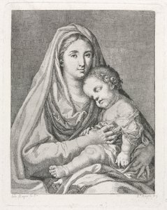 Madonna og barn etter Francisco Bayeu y Subias.