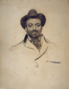 Portrett av Josep Maria Sert 1874-1945 av Ramon Casas i Carbo