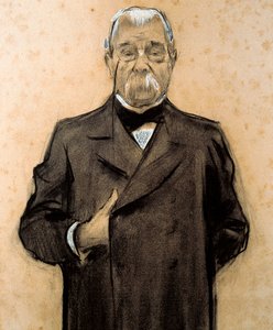 Portrett av Manuel Duran av Ramon Casas i Carbo