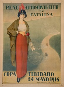 Plakat Royal Automobile Club of Catalonia