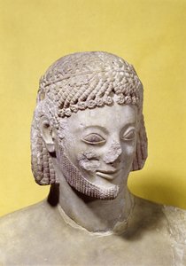 Leder for Rampin Rider, ca. 550-540 f.Kr. (marmor)