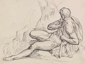 Hercules hviler av Ramsay Richard Reinagle