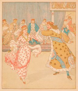 Og slo Knave fullt sår, 1880. av Randolph Caldecott