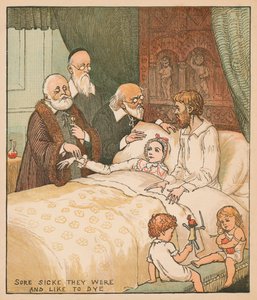 Sore Sicke They Were and Like To Dye, c1878. av Randolph Caldecott
