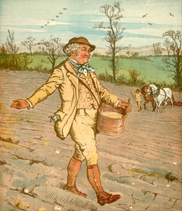 ...Bonden som sådde kornet, c1878. av Randolph Caldecott