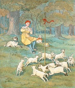 Bondens gutt (fargelitografi) av Randolph Caldecott