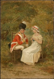 Den frivilliges frieri, 1798 av Randolph Caldecott