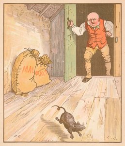 Rotten spiste malten..., c1878. av Randolph Caldecott