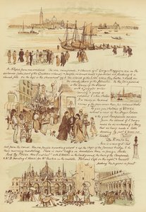 Til våre venner som aldri har vært i Venezia (chromolitho)