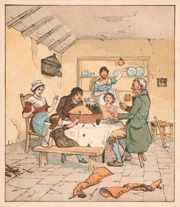 Da Paien ble åpnet, begynte The Birds å synge, 1880. av Randolph Caldecott