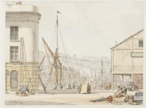 Hotel de Paris, Dover (blekk og akvarell på papir)