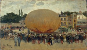 Ballonentführung, ca. 1880