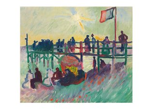 Piren i Le Havre, ca. 1905–06 (olje på lerret)