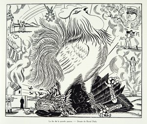 Slutten på den store krigen, fra Den tredje republikks historie, bind I, Politisk historie, utgitt 1933 (litografi) av Raoul Dufy