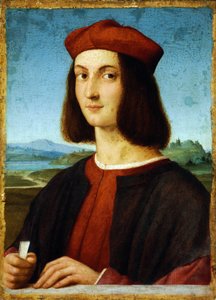 Portrett av Pietro Bembo (1470-1547) - peinture de Raphael (Raffaello Sanzio