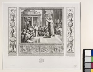 St. Paulus predigt auf dem Areopag von Raphael (1483-1520) (after)