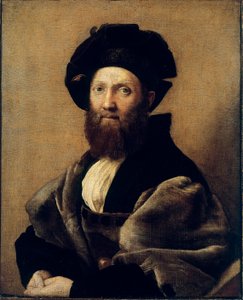 Portrett av Baldassare Castiglione (Olje på lerret av Raphael