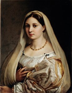 Portrait of Lady kalt Voilee-maleriet av Raphael