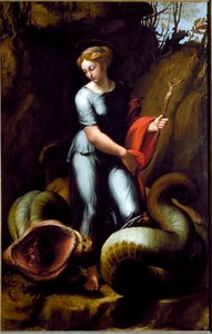 Saint Margaret (olje på lerret, ca. 1520) av Raphael