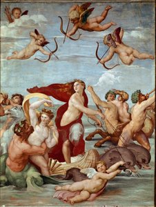 The Triumph of Galatee Fresco av Raphael (Raffaello Sanzio 1483-1520). 1511 (fersk) av Raphael