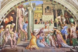 Brannen i borgo, ca. 1501-1520 (fresco)