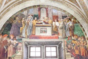 Eden til Leo III, brannrommet i borgoen