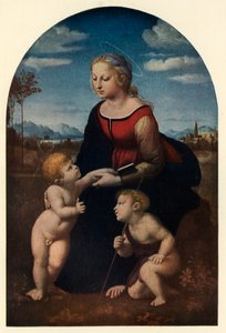 Den vakre gartneren, 1507, c1912 av Raffaello Sanzio Raphael