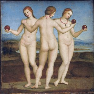 De tre gratiene av Raphael